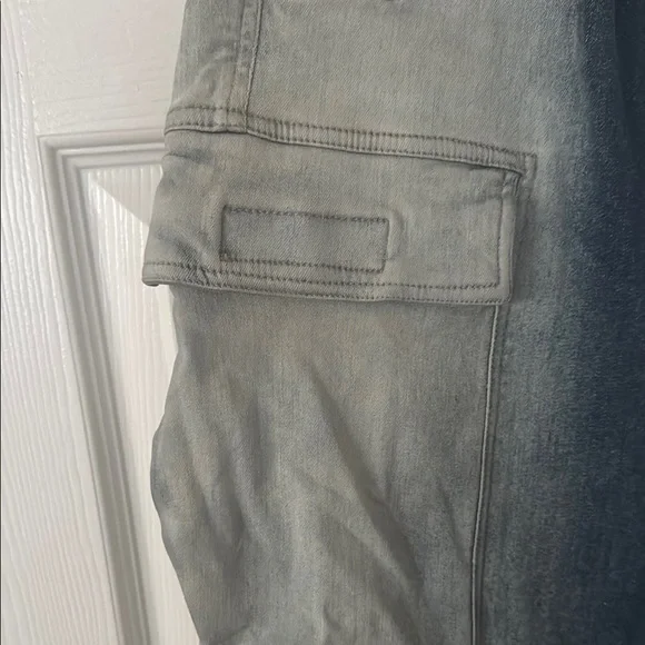 Rick Owens unisex  Mineral Pearl Degrade Two-Tone Denim Pants - Picture 15 of 16